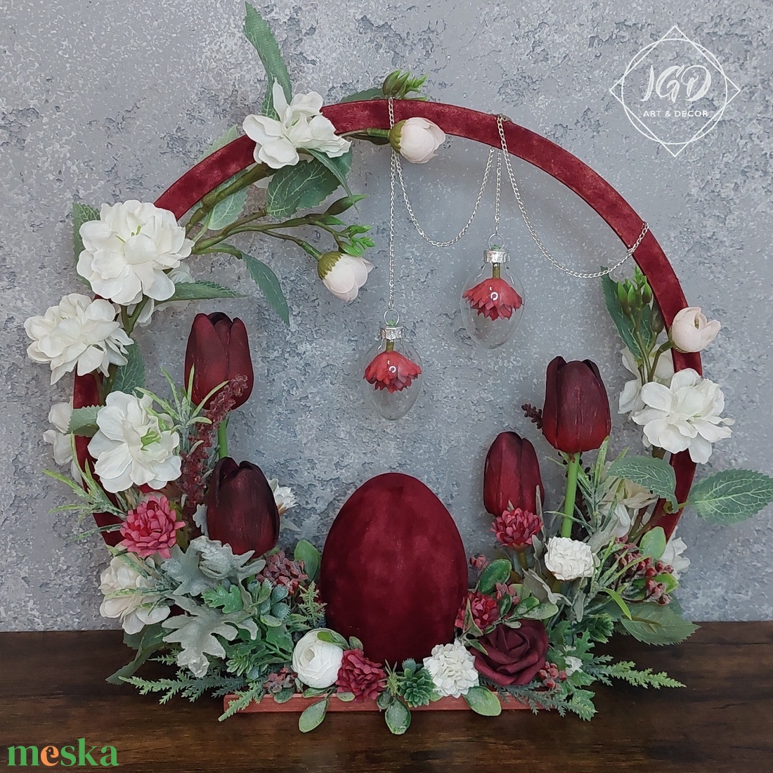 Bársonyos elegancia - otthon & életmód - dekoráció - asztal és polc dekoráció - asztaldísz - Meska.hu