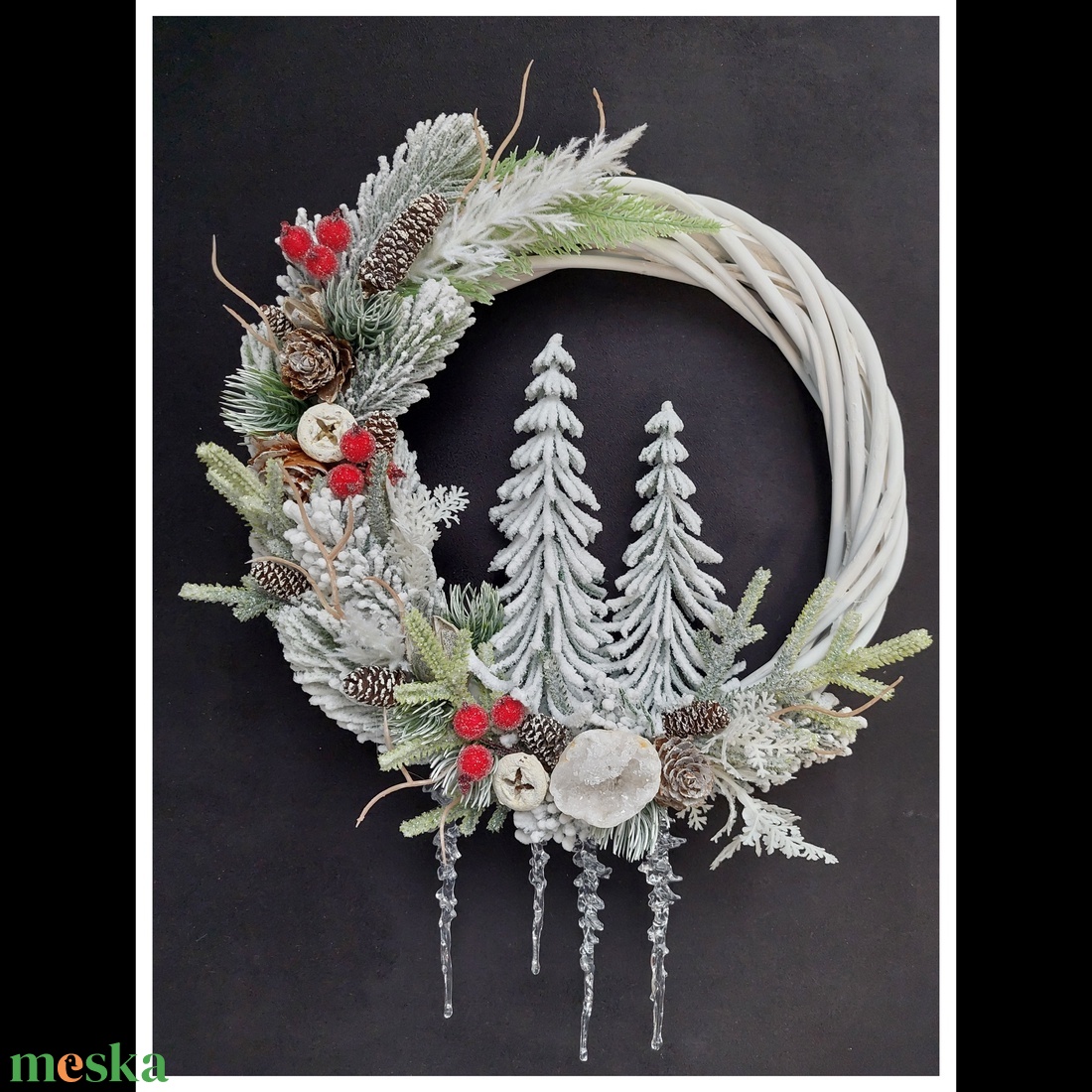 Havas táj - otthon & életmód - dekoráció - ajtó- és ablak dekoráció - ablakdísz - Meska.hu