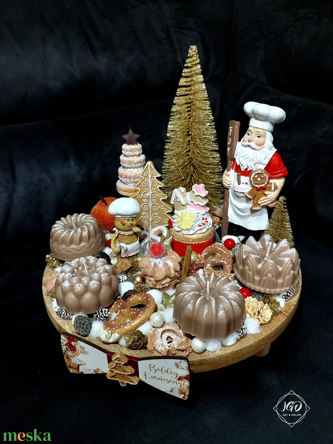 Édes advent - karácsony - adventi díszek - adventi asztaldísz - Meska.hu