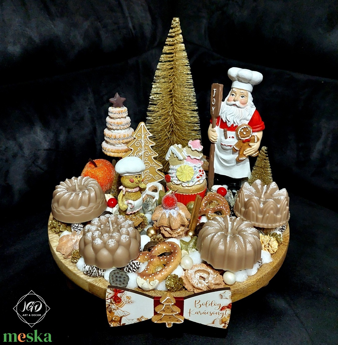 Édes advent - karácsony - adventi díszek - adventi asztaldísz - Meska.hu