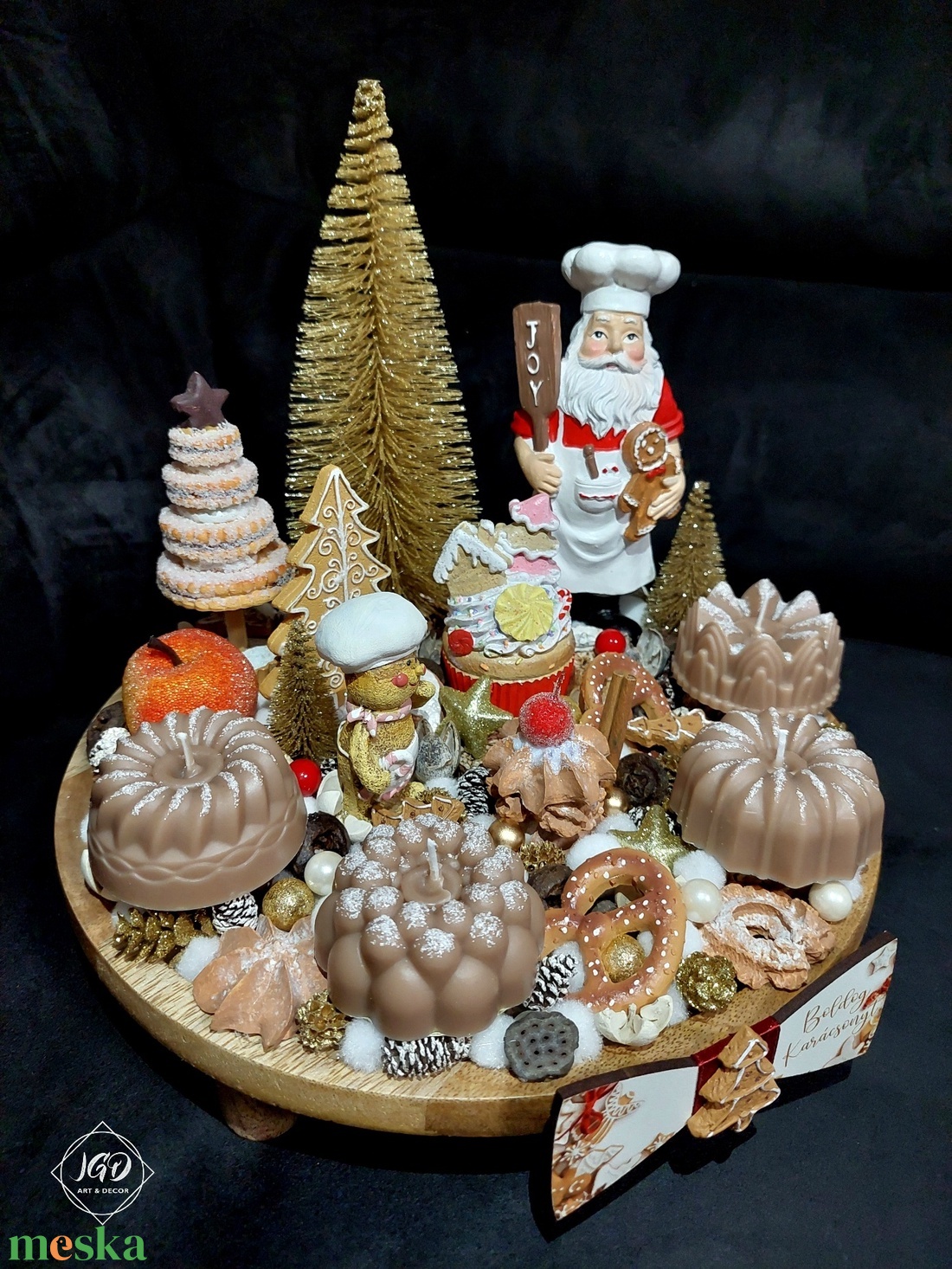 Édes advent - karácsony - adventi díszek - adventi asztaldísz - Meska.hu