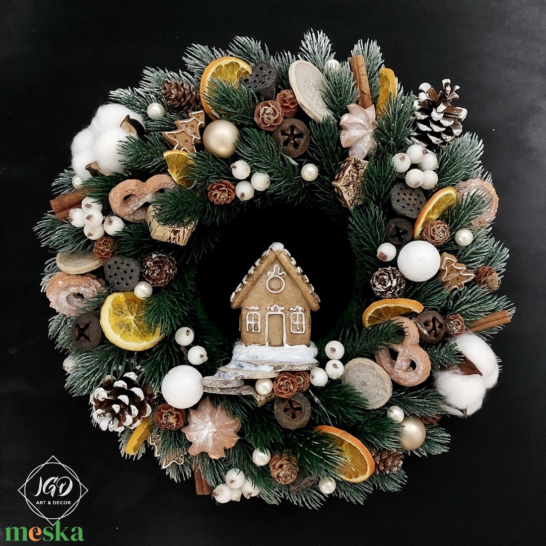 Otthon ÉDES otthon - karácsony - karácsonyi lakásdekoráció - karácsonyi ajtódíszek - Meska.hu