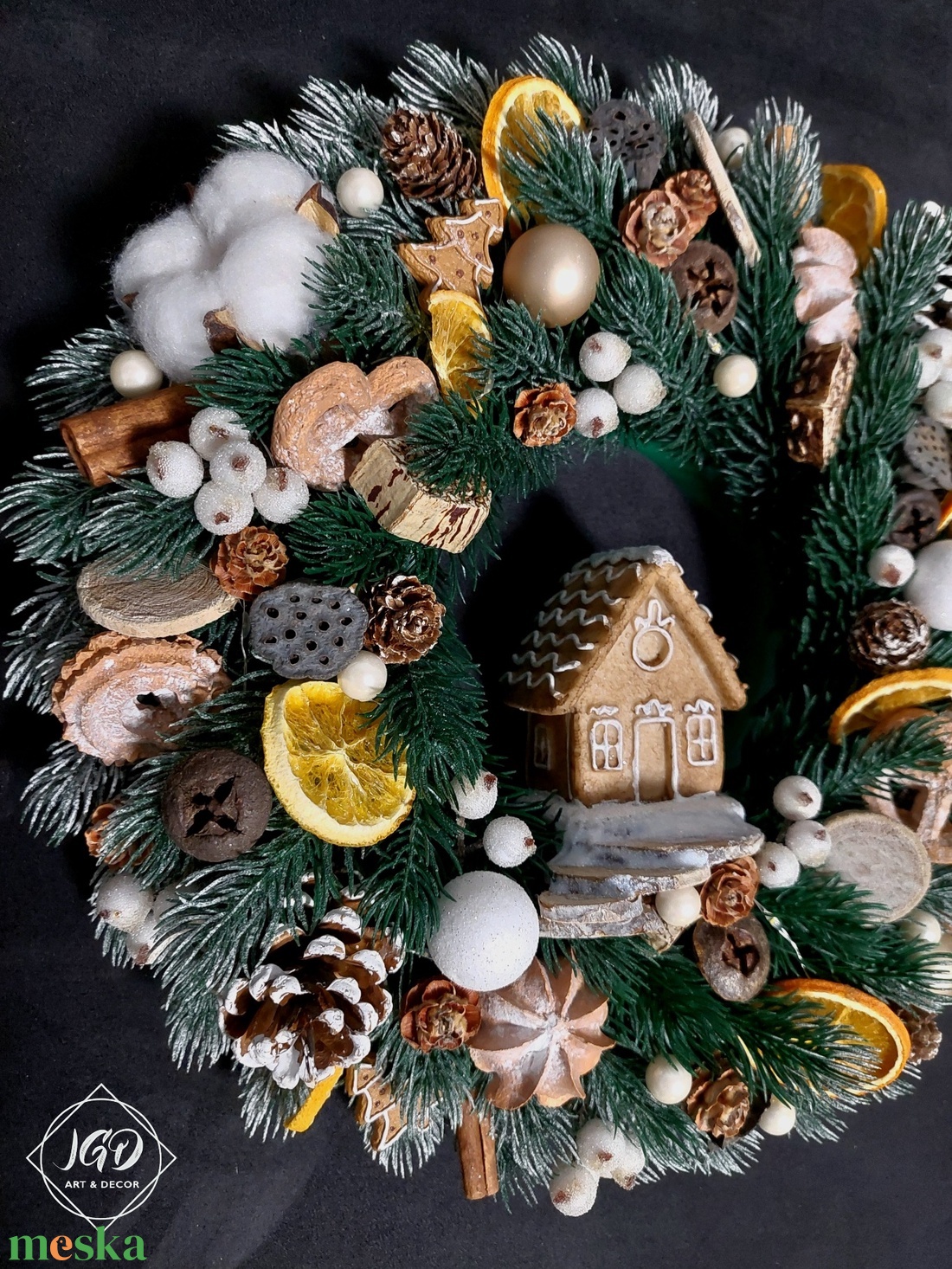 Otthon ÉDES otthon - karácsony - karácsonyi lakásdekoráció - karácsonyi ajtódíszek - Meska.hu