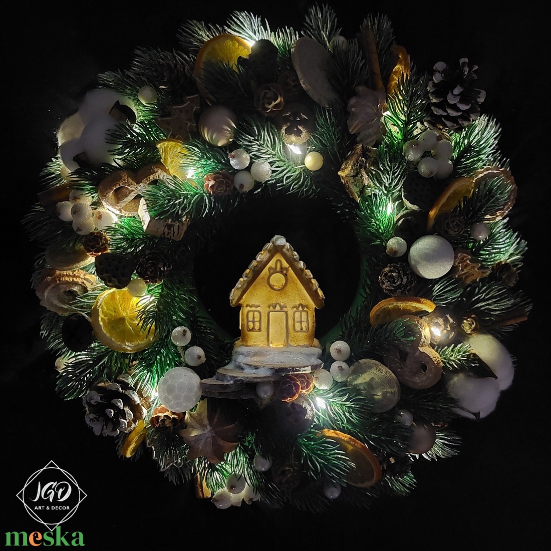 Otthon ÉDES otthon - karácsony - karácsonyi lakásdekoráció - karácsonyi ajtódíszek - Meska.hu