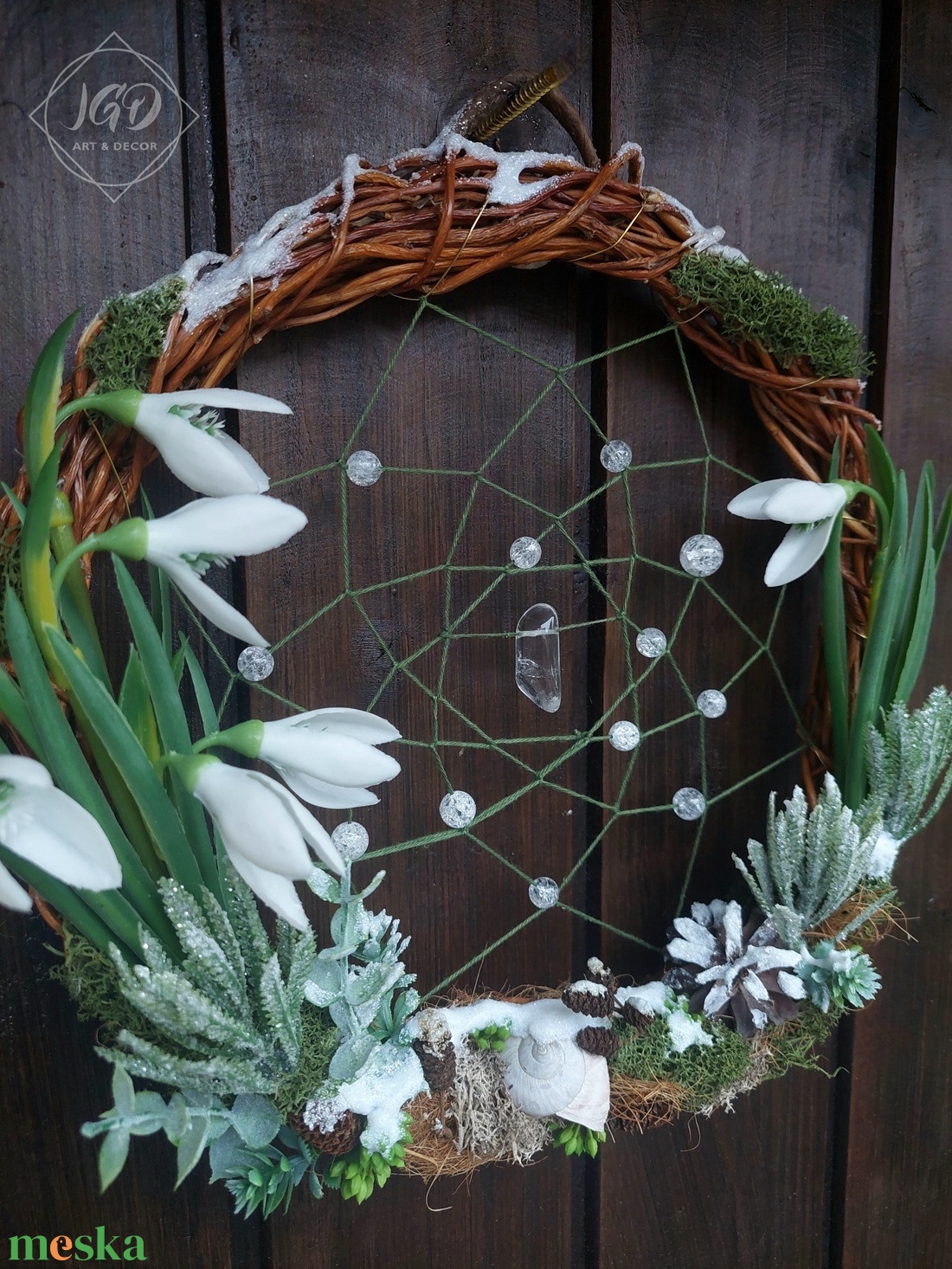 Ébredő természet - otthon & életmód - dekoráció - ajtó- és ablak dekoráció - ajtódísz & kopogtató - Meska.hu