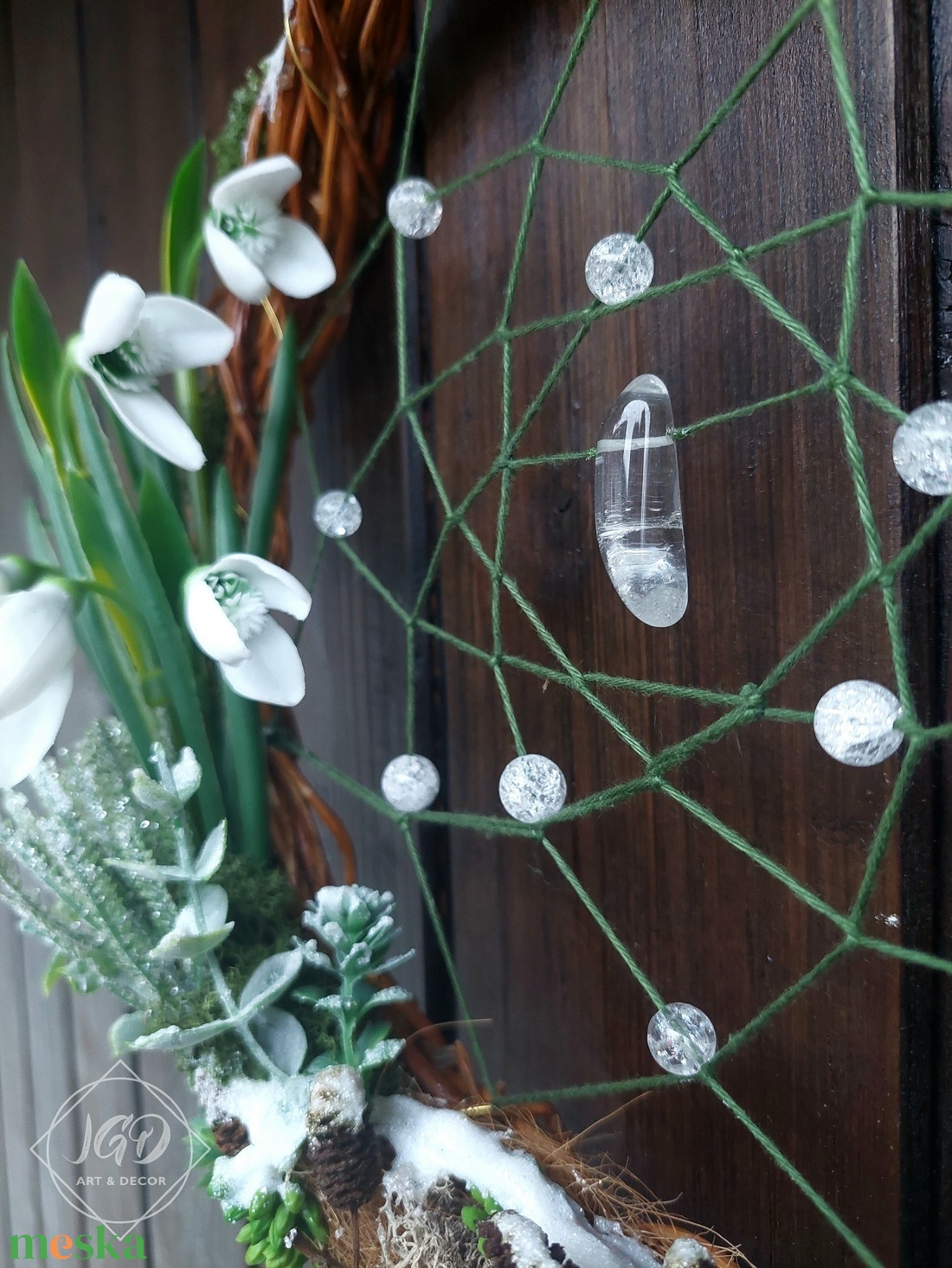 Ébredő természet - otthon & életmód - dekoráció - ajtó- és ablak dekoráció - ajtódísz & kopogtató - Meska.hu