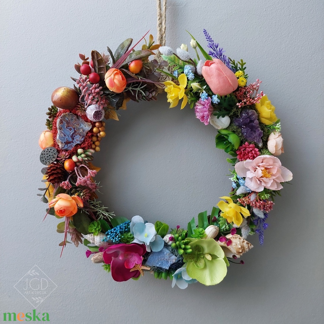 3 évszakos ajtódísz - otthon & életmód - dekoráció - ajtó- és ablak dekoráció - ajtódísz & kopogtató - Meska.hu