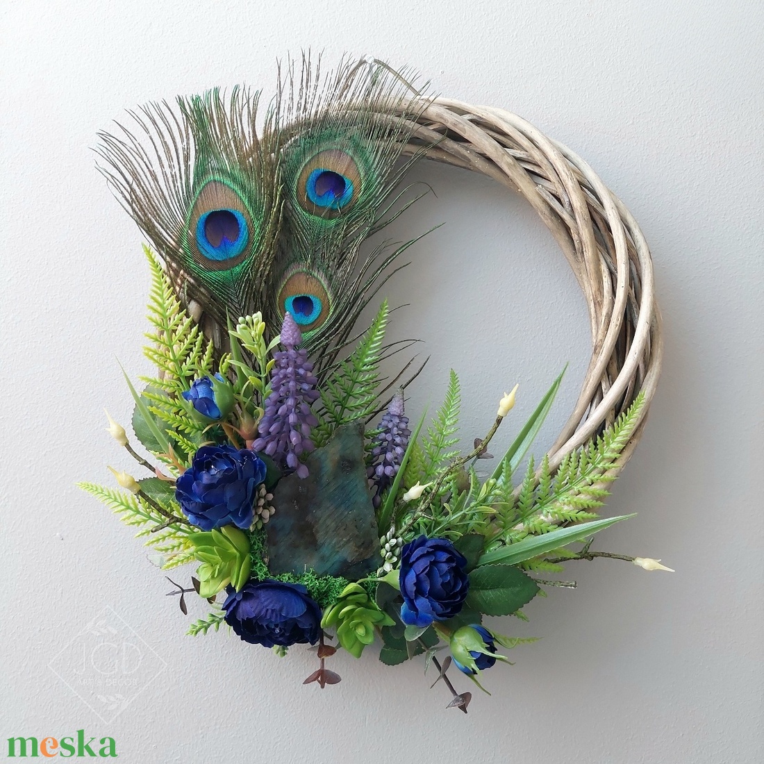 Irizáló árnyalatok - otthon & életmód - dekoráció - ajtó- és ablak dekoráció - ajtódísz & kopogtató - Meska.hu