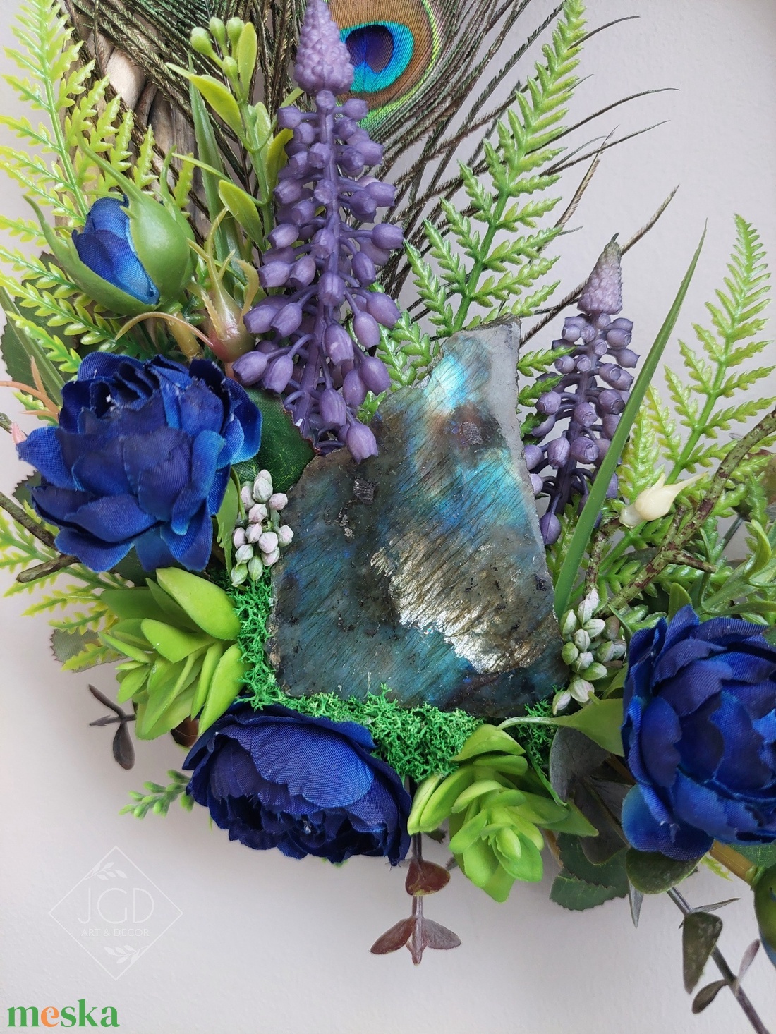 Irizáló árnyalatok - otthon & életmód - dekoráció - ajtó- és ablak dekoráció - ajtódísz & kopogtató - Meska.hu