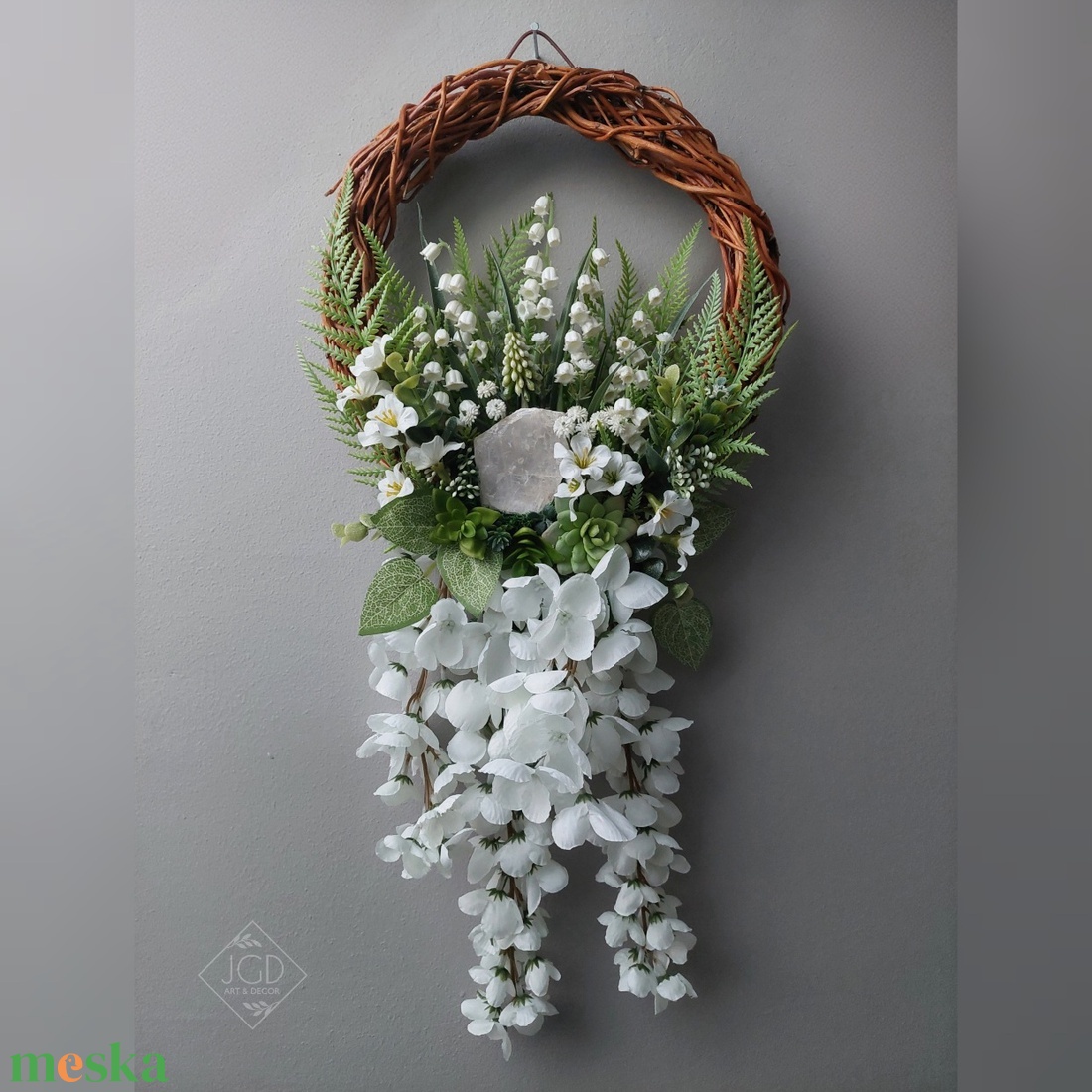 Fehér különlegesség - otthon & életmód - dekoráció - ajtó- és ablak dekoráció - ajtódísz & kopogtató - Meska.hu