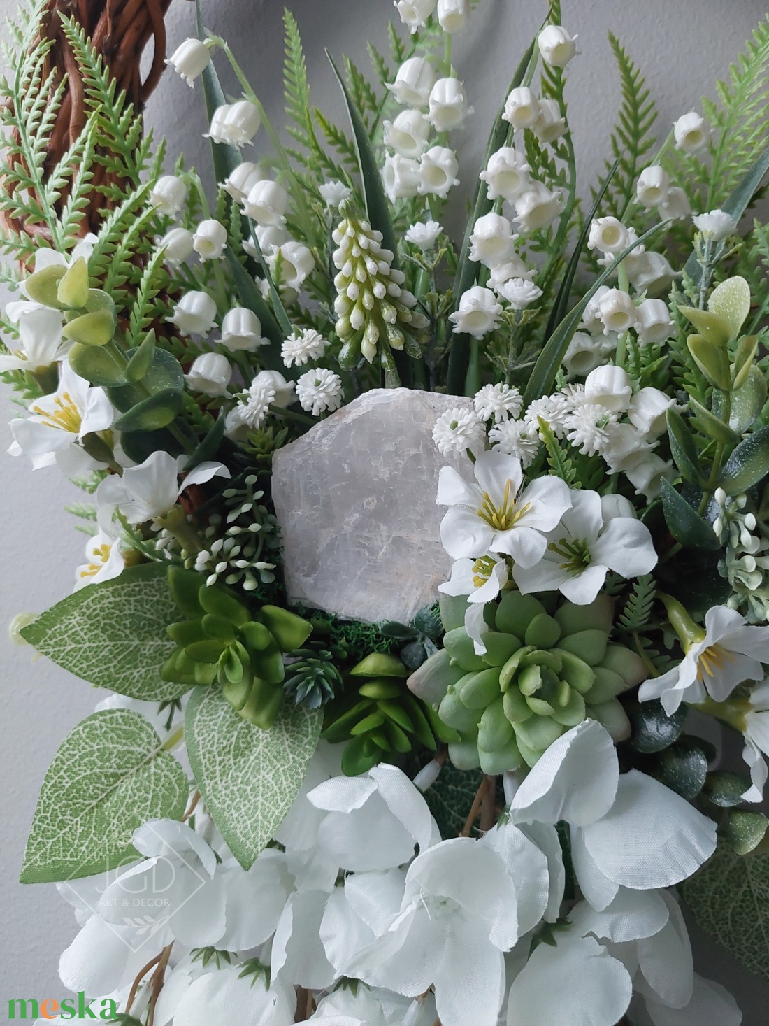 Fehér különlegesség - otthon & életmód - dekoráció - ajtó- és ablak dekoráció - ajtódísz & kopogtató - Meska.hu