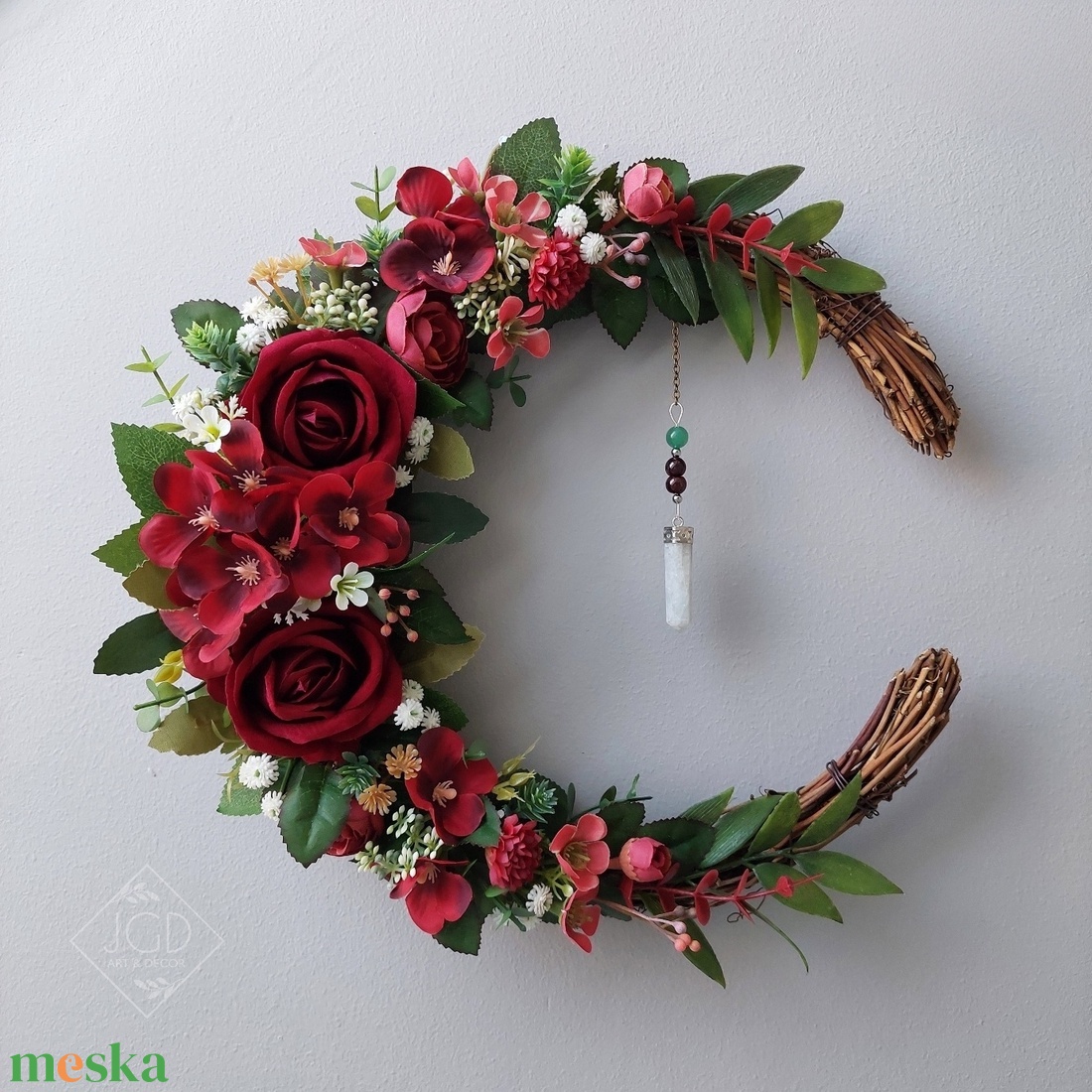 Lunar - Velvet ajtódísz - otthon & életmód - dekoráció - ajtó- és ablak dekoráció - ajtódísz & kopogtató - Meska.hu