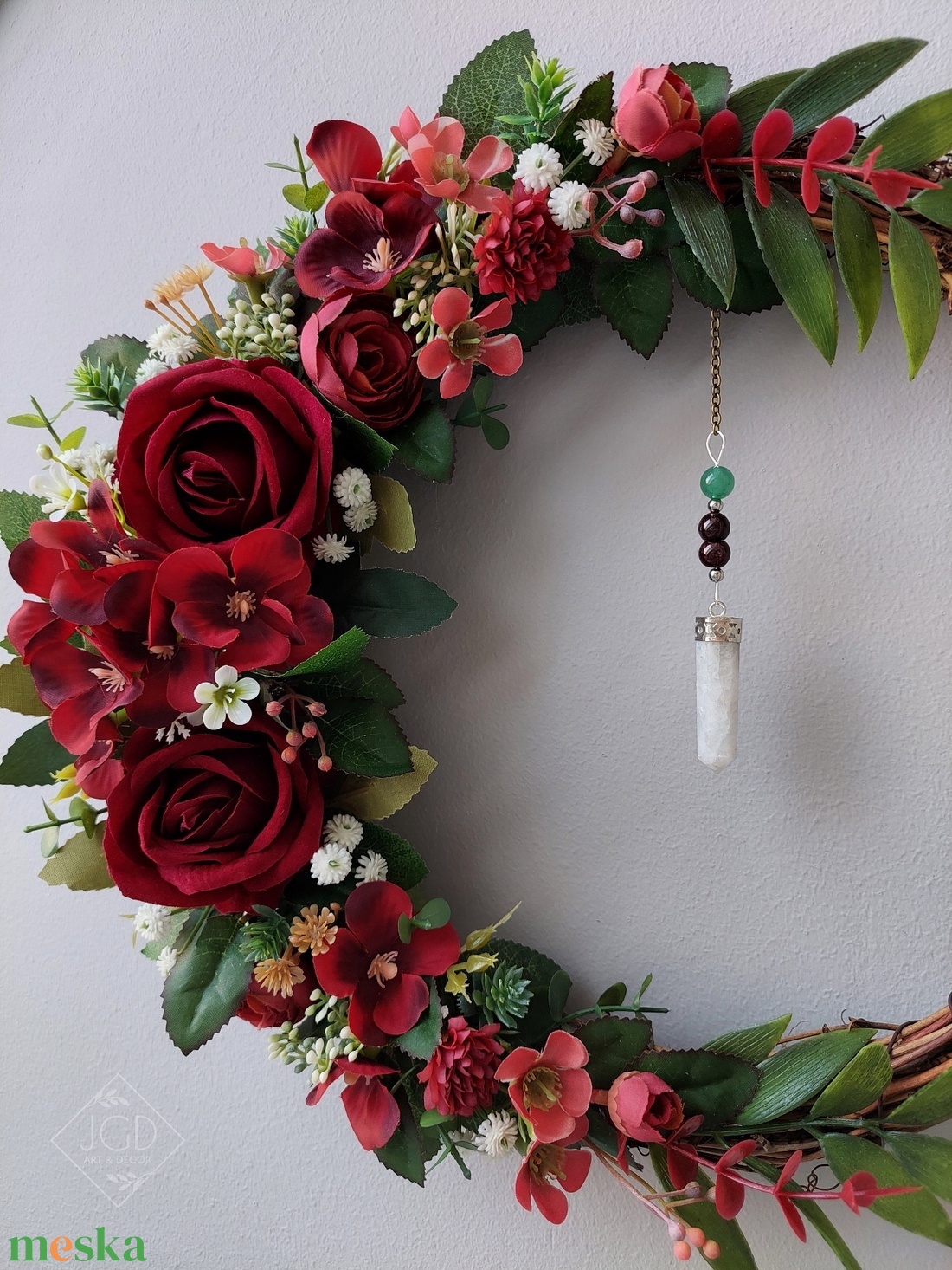 Lunar - Velvet ajtódísz - otthon & életmód - dekoráció - ajtó- és ablak dekoráció - ajtódísz & kopogtató - Meska.hu