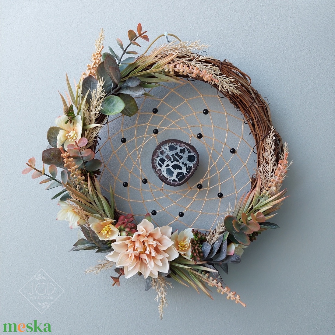 Lágy őszi természet - otthon & életmód - dekoráció - ajtó- és ablak dekoráció - ajtódísz & kopogtató - Meska.hu