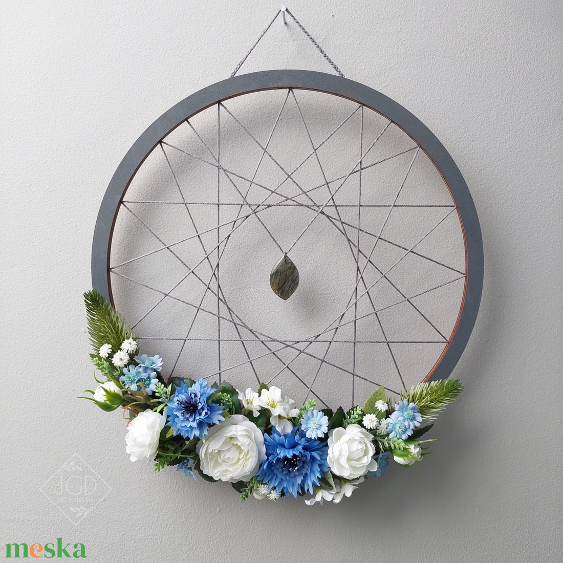 Szürke elegancia - otthon & életmód - dekoráció - fali és függő dekoráció - falra akasztható dekor - Meska.hu