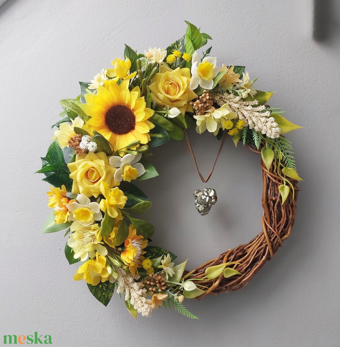 Aranysárga idill - otthon & életmód - dekoráció - ajtó- és ablak dekoráció - ajtódísz & kopogtató - Meska.hu