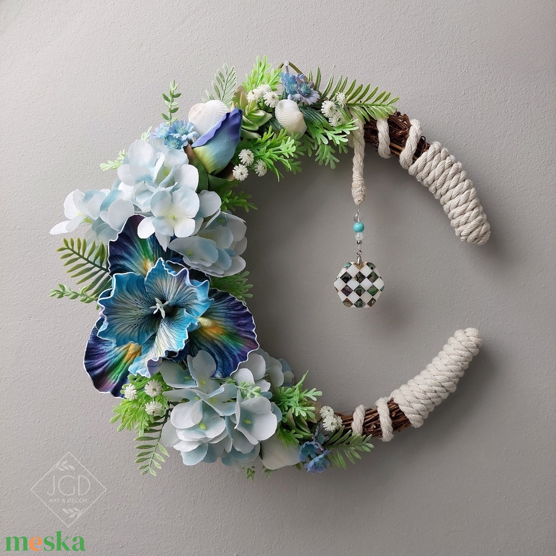 Lunar - Tenger kincse - otthon & életmód - dekoráció - ajtó- és ablak dekoráció - ajtódísz & kopogtató - Meska.hu