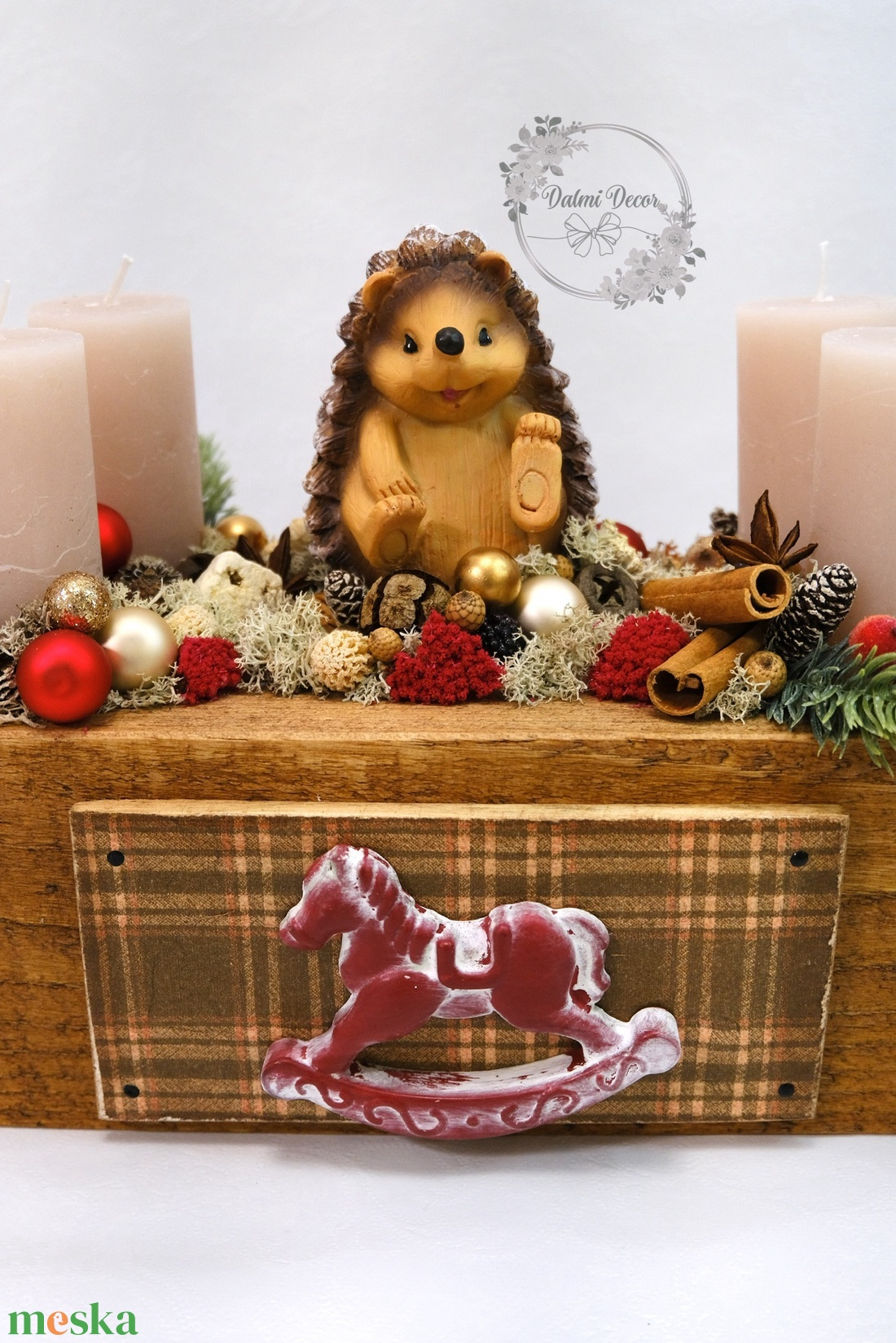 Adventi láda asztaldísz  - karácsony - adventi díszek - adventi asztaldísz - Meska.hu