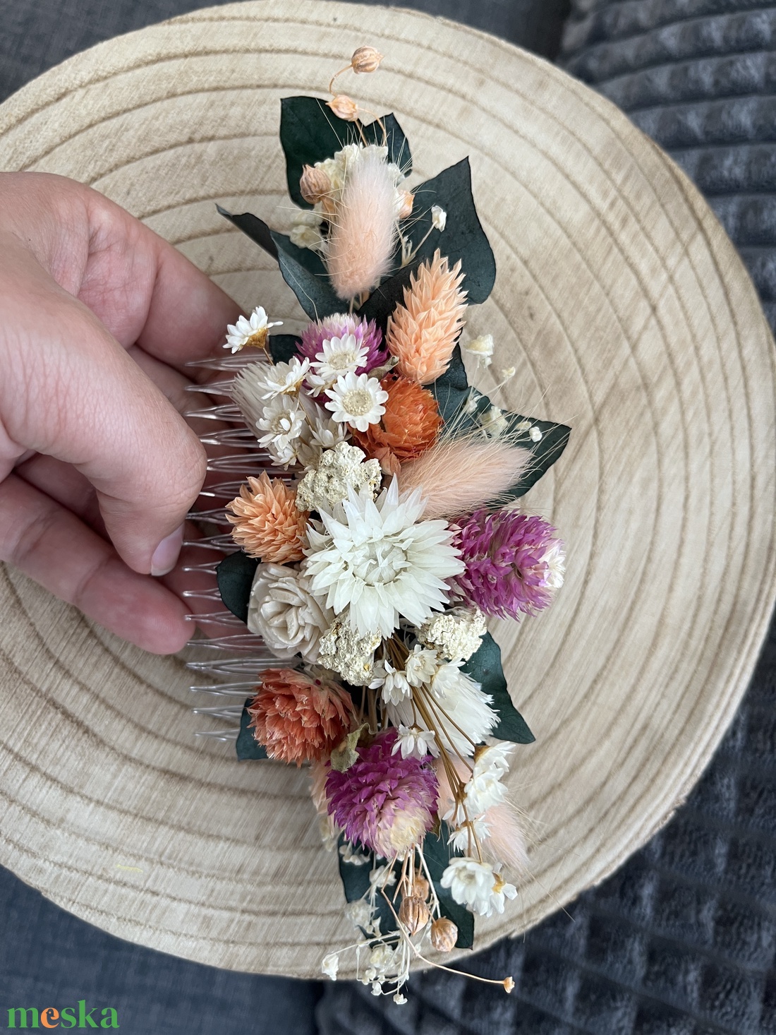 Menyasszonyi hajtűk és fésűs hajdísz - esküvő - hajdísz - fésűs hajdísz - Meska.hu