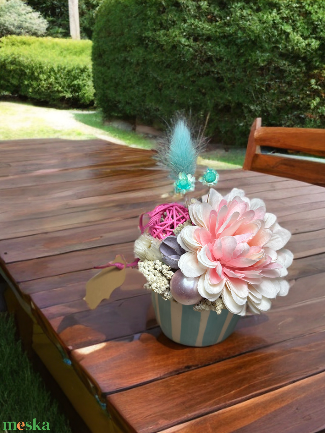 Tavaszi asztaldísz - otthon & életmód - dekoráció - asztal és polc dekoráció - asztaldísz - Meska.hu