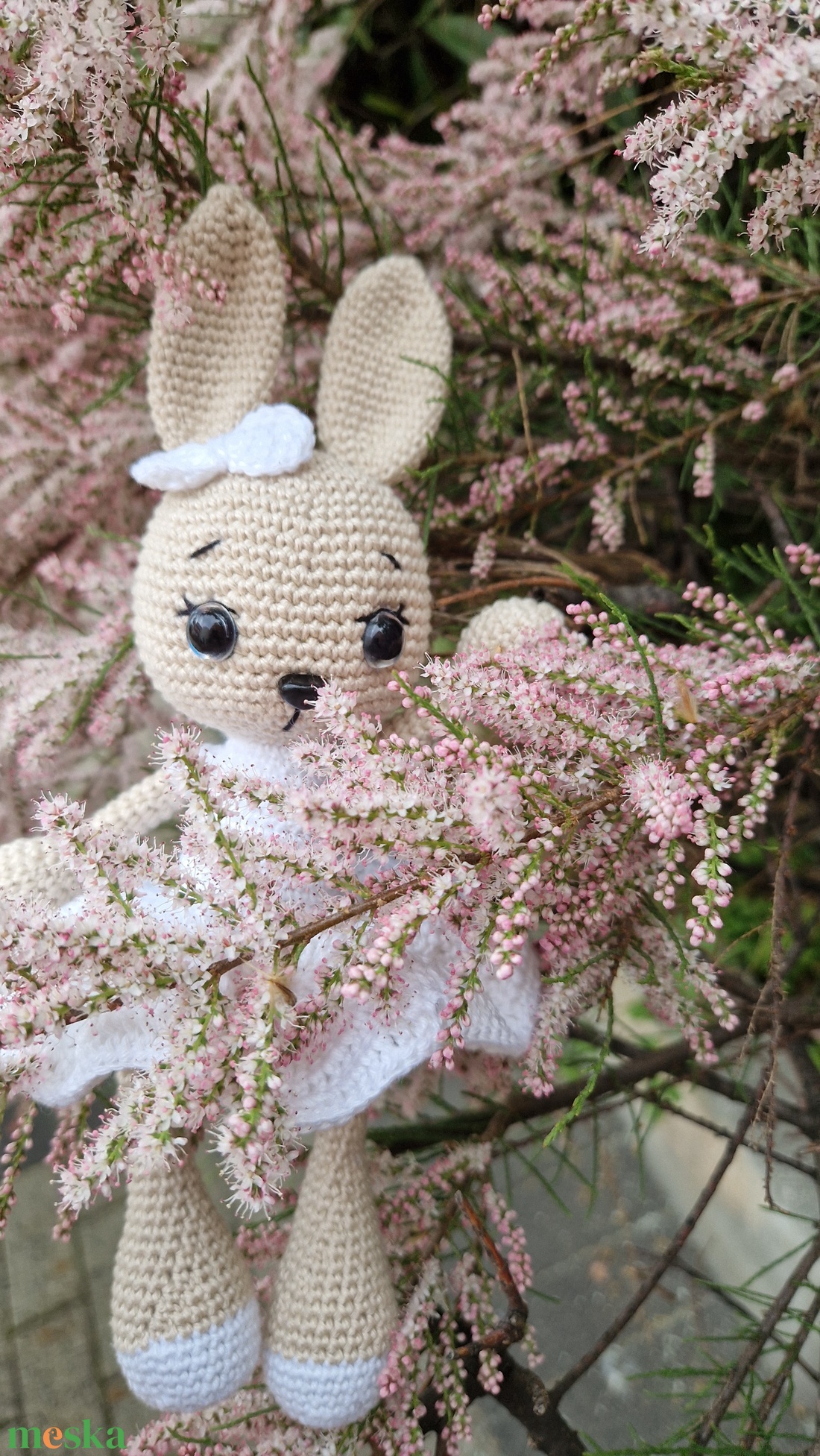 Horgolt nyuszi egyedi színekkel is kérhető - játék & sport - plüssállat & játékfigura - nyuszi - Meska.hu