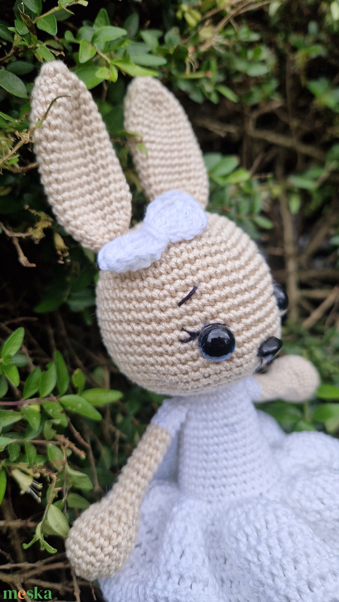 Horgolt nyuszi egyedi színekkel is kérhető - játék & sport - plüssállat & játékfigura - nyuszi - Meska.hu