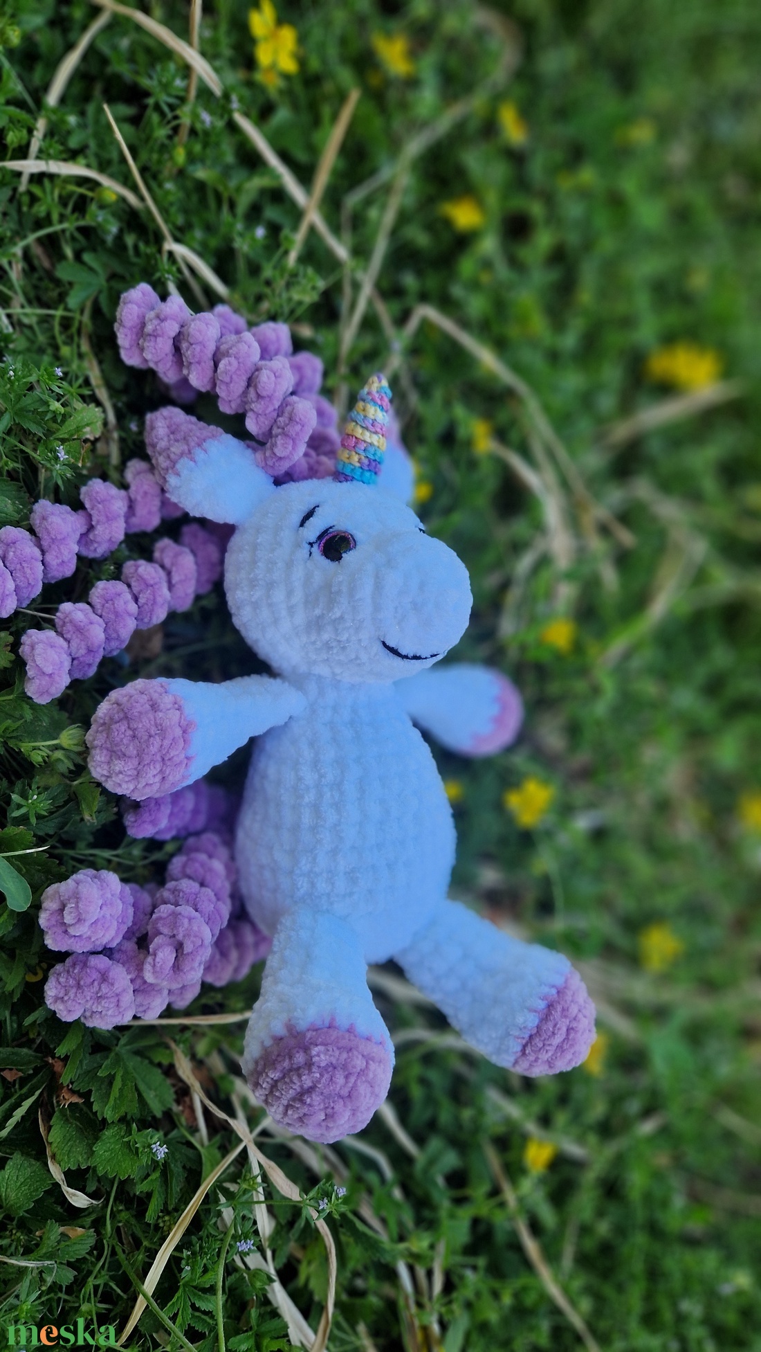 Unikornis PDF minta � Amigurumi egyszarvú horgolási útmutató - diy (csináld magad) - szabásminta, útmutató - horgolási minta - Meska.hu