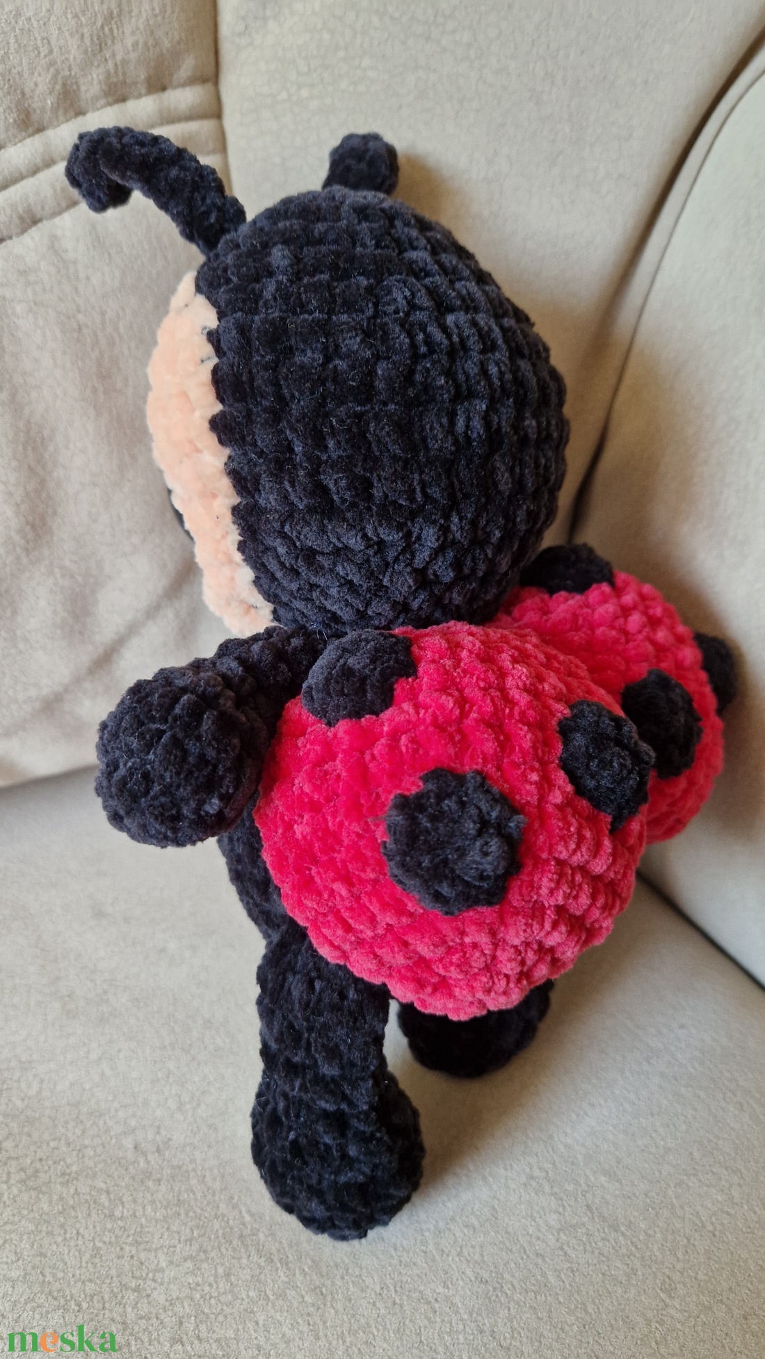Katicabogár horgolt amigurumi figura - játék & sport - plüssállat & játékfigura - más figura - Meska.hu