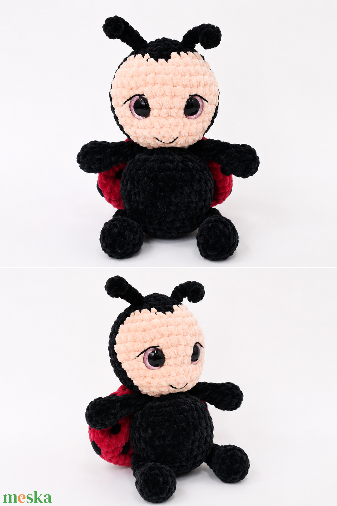 Katicabogár horgolt amigurumi figura - játék & sport - plüssállat & játékfigura - más figura - Meska.hu