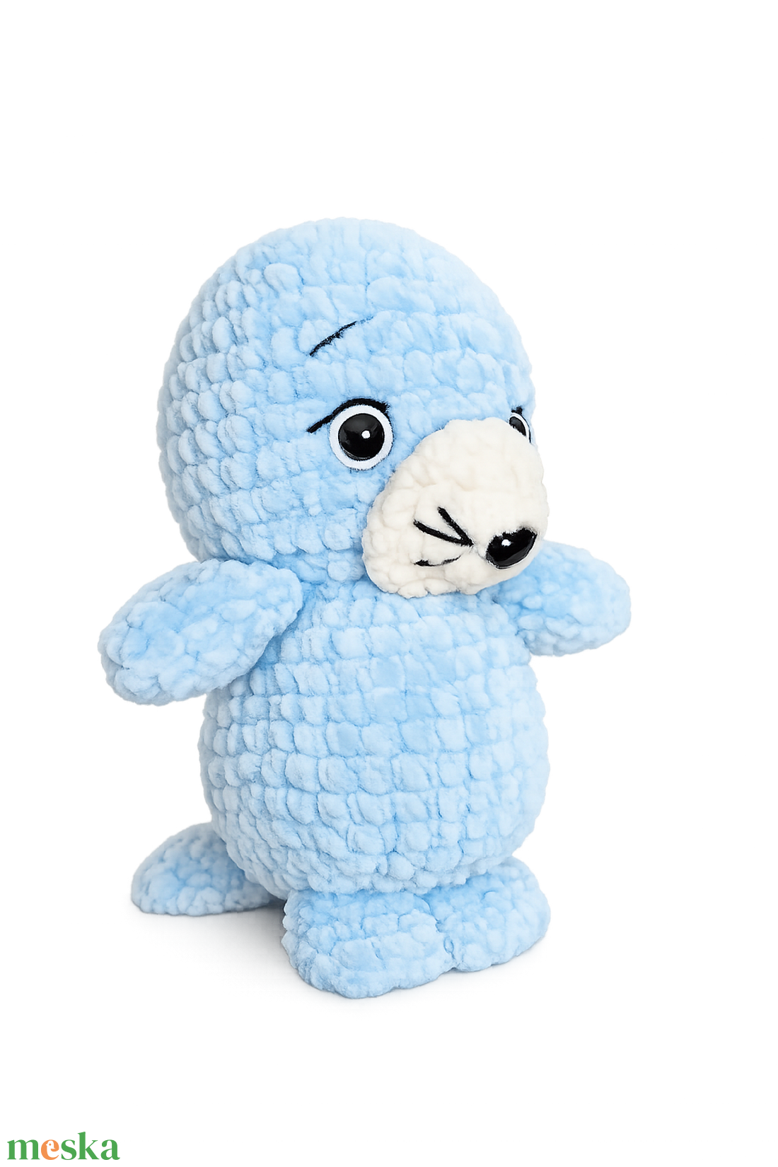 Fóka bébi plüss - amigurumi fóka - játék & sport - plüssállat & játékfigura - más figura - Meska.hu