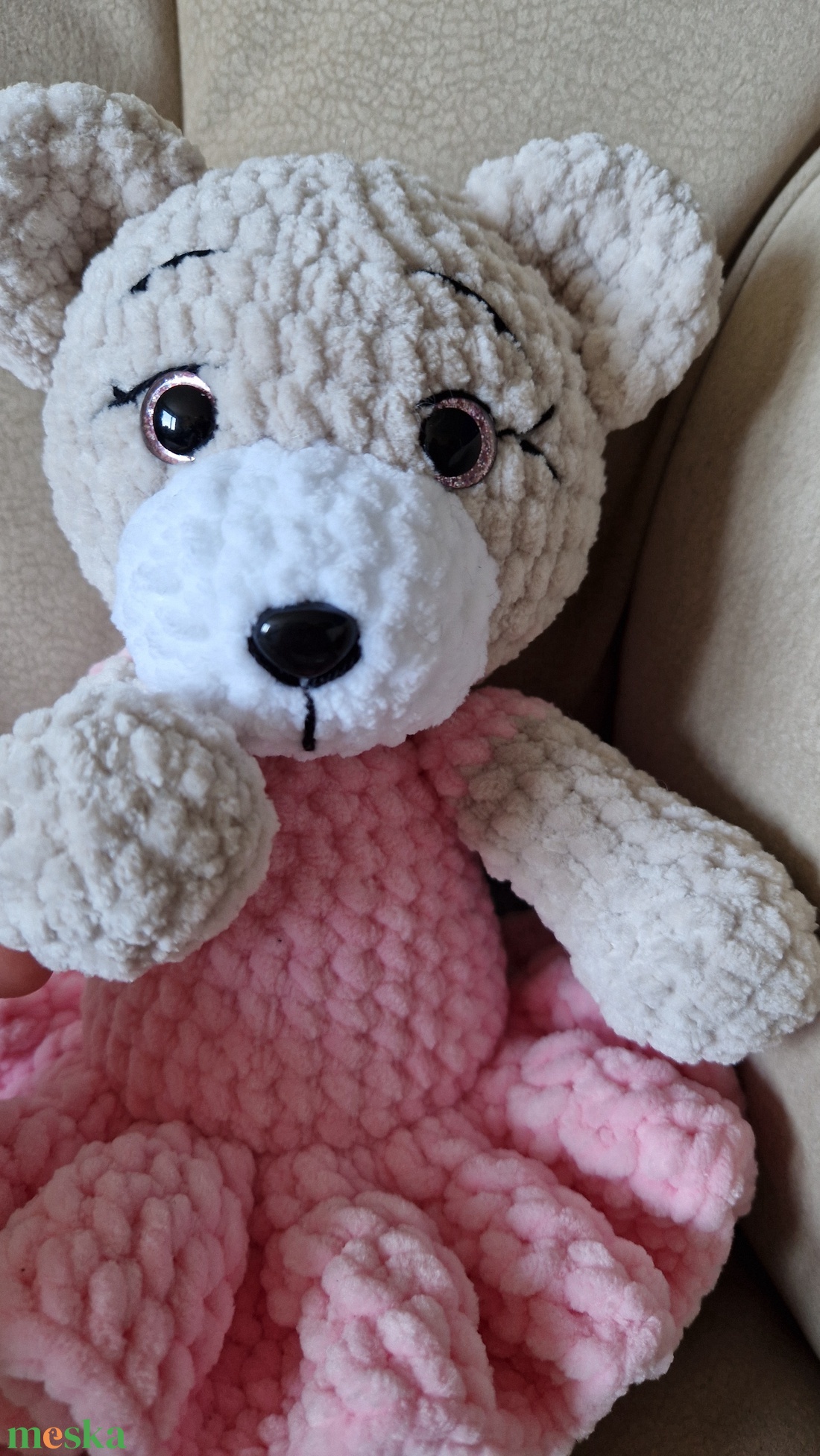 Balerina maci - horgolt amigurumi nyuszi plüss - játék & sport - plüssállat & játékfigura - maci - Meska.hu