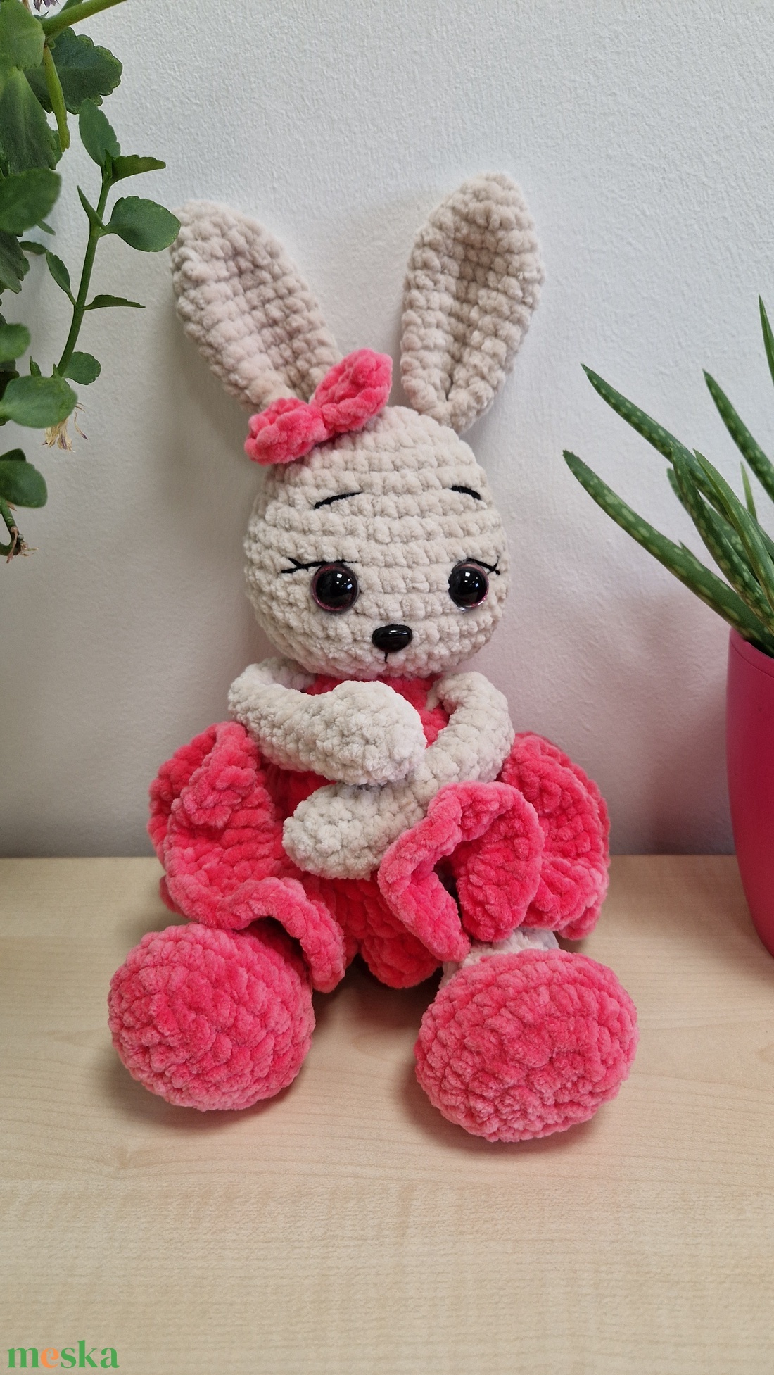 Balerina nyuszi PDF minta � Amigurumi nyúl horgolási útmutató - diy (csináld magad) - szabásminta, útmutató - horgolási minta - Meska.hu