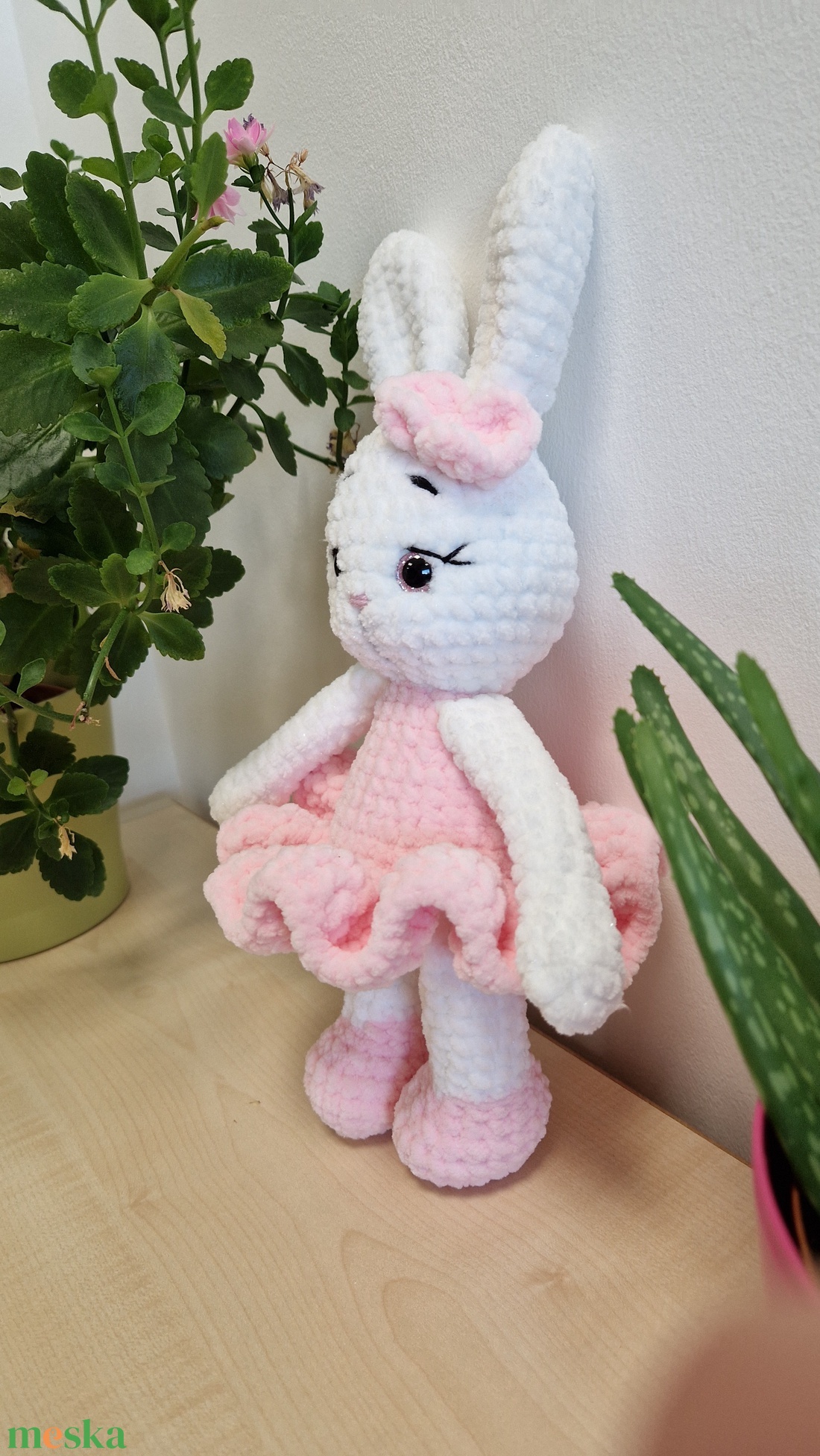 Balerina nyuszi PDF minta � Amigurumi nyúl horgolási útmutató - diy (csináld magad) - szabásminta, útmutató - horgolási minta - Meska.hu