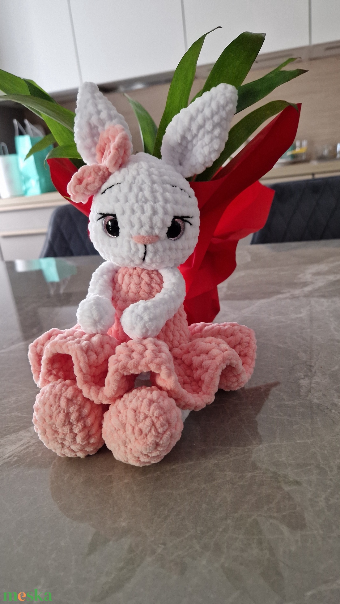 Balerina nyuszi PDF minta � Amigurumi nyúl horgolási útmutató - diy (csináld magad) - szabásminta, útmutató - horgolási minta - Meska.hu