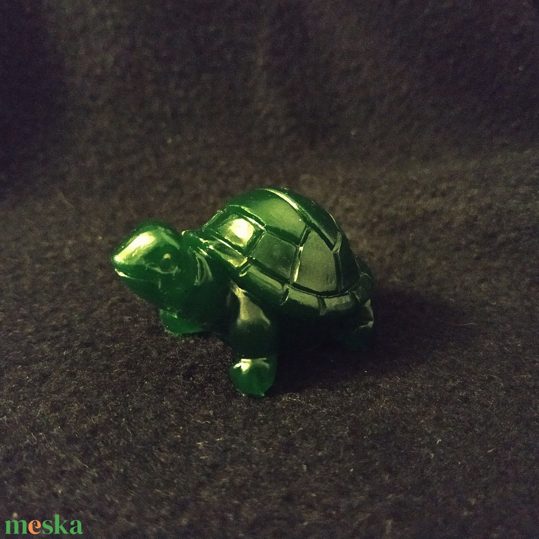 Szerencsehozó teknős - zöld - otthon & életmód - dekoráció - dísztárgy - Meska.hu