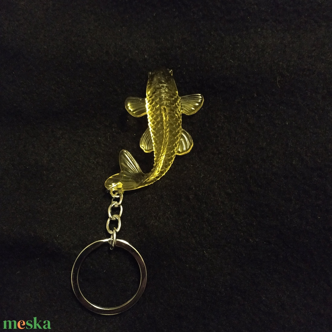Koi ponty kulcstartó - arany - táska & tok - kulcstartó & táskadísz - kulcstartó - Meska.hu