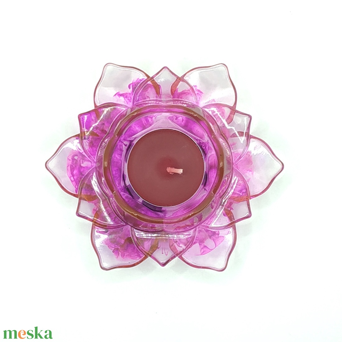 Mécsestartó - Lótusz - otthon & életmód - gyertya, illat, aroma - mécses és mécsestartó - Meska.hu