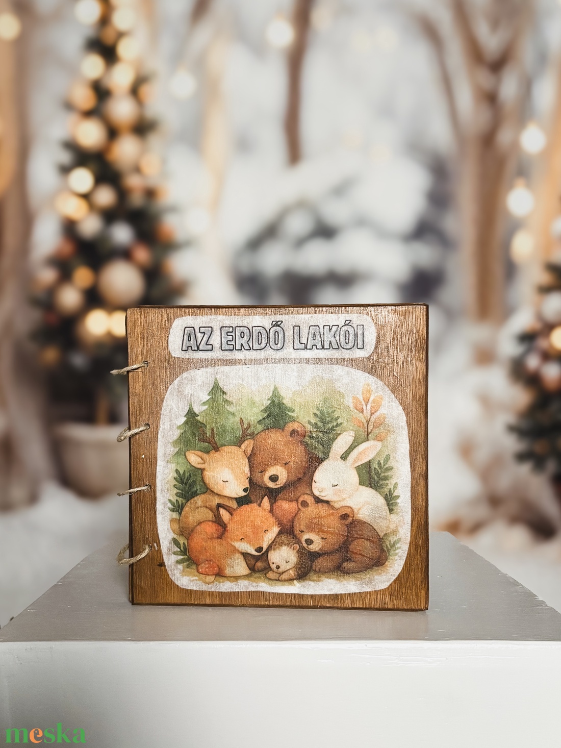Fa mesekönyv (barna) - kellékek & szerszámok - dekorációs kellékek - termések, terméscsomagok - Meska.hu