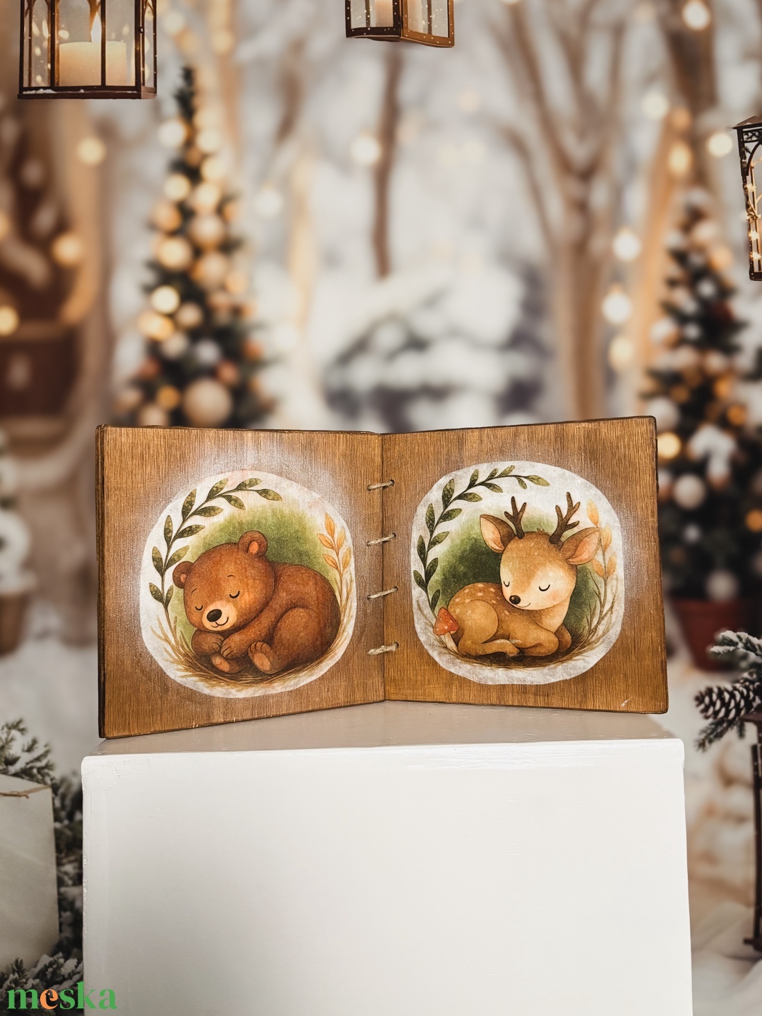 Fa mesekönyv (barna) - kellékek & szerszámok - dekorációs kellékek - termések, terméscsomagok - Meska.hu