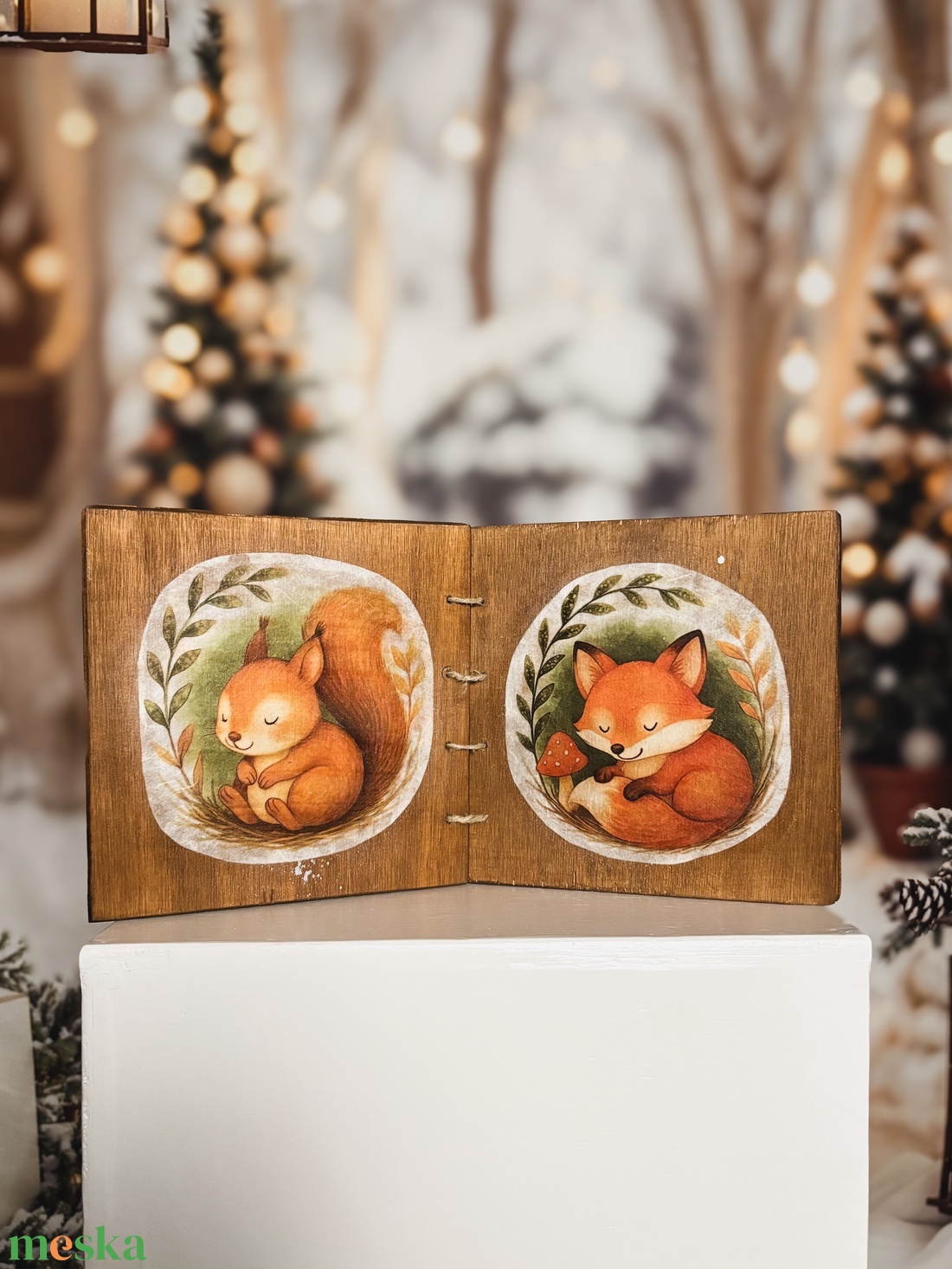 Fa mesekönyv (barna) - kellékek & szerszámok - dekorációs kellékek - termések, terméscsomagok - Meska.hu