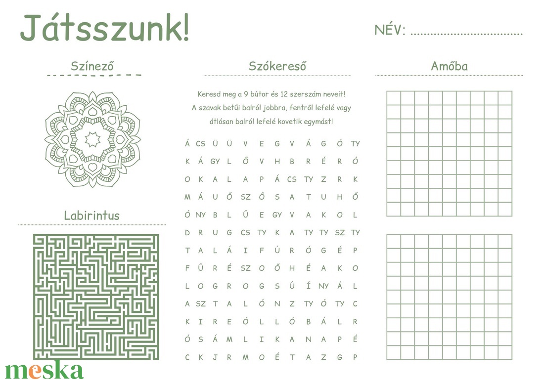 Tányéralátét - játék & sport - készségfejlesztő és logikai játék - logikai játékok - Meska.hu Tányéralátét - játék & sport - készségfejlesztő és logikai játék - logikai játékok - Meska.hu