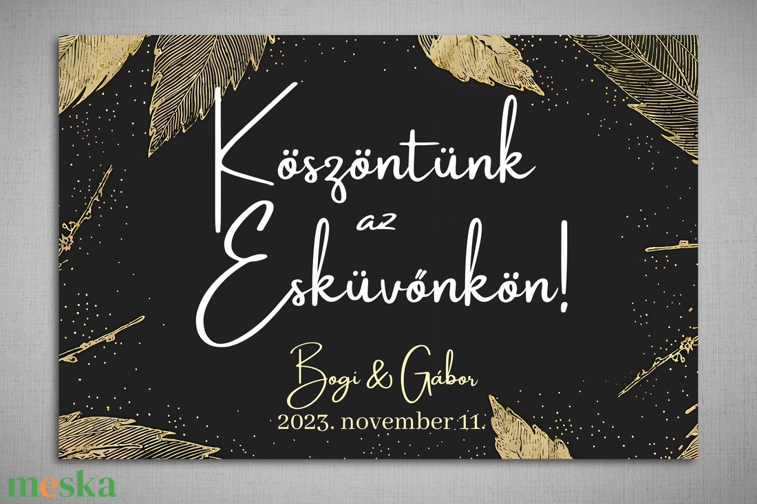 Antracit köszöntő tábla - esküvő - dekoráció - tábla & jelzés - Meska.hu Antracit köszöntő tábla - esküvő - dekoráció - tábla & jelzés - Meska.hu
