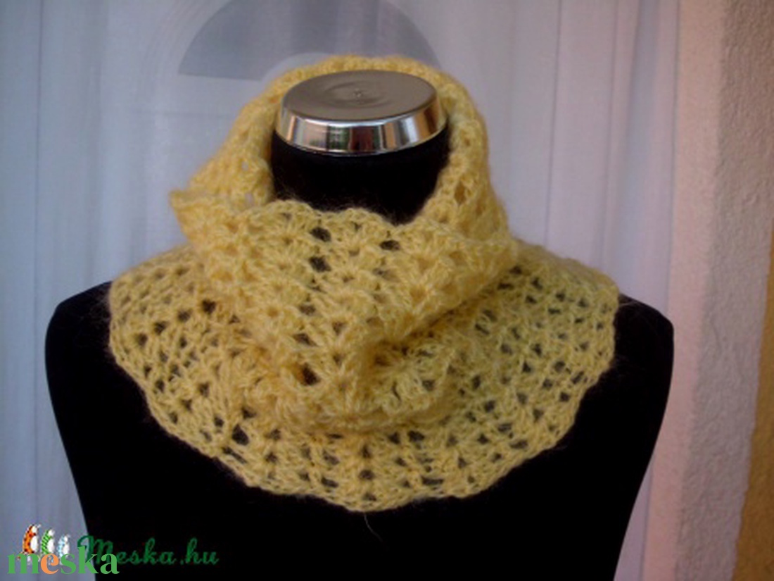 Mohair nyakmelegítő   - ruha & divat - sál, sapka, kendő - sál - Meska.hu