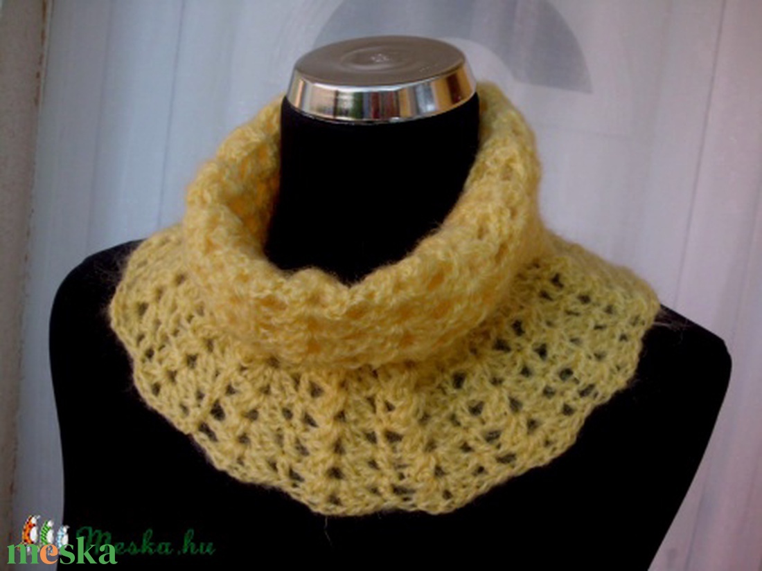 Mohair nyakmelegítő   - ruha & divat - sál, sapka, kendő - sál - Meska.hu