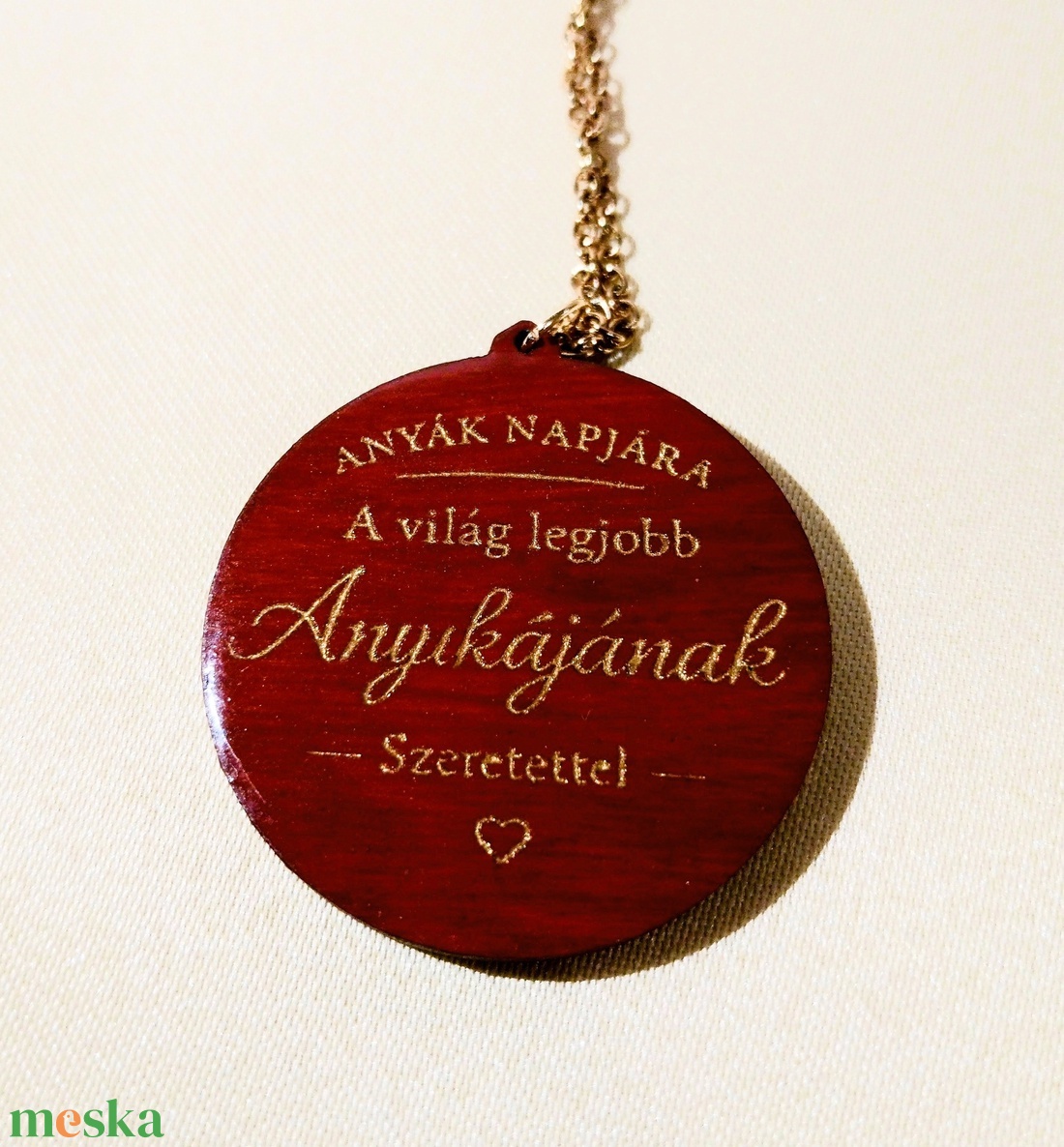 Anyák napi horoszkópos nyaklánc � választható csillagjeggyel, egyedi fa medál - ékszer - nyaklánc - medálos nyaklánc - Meska.hu