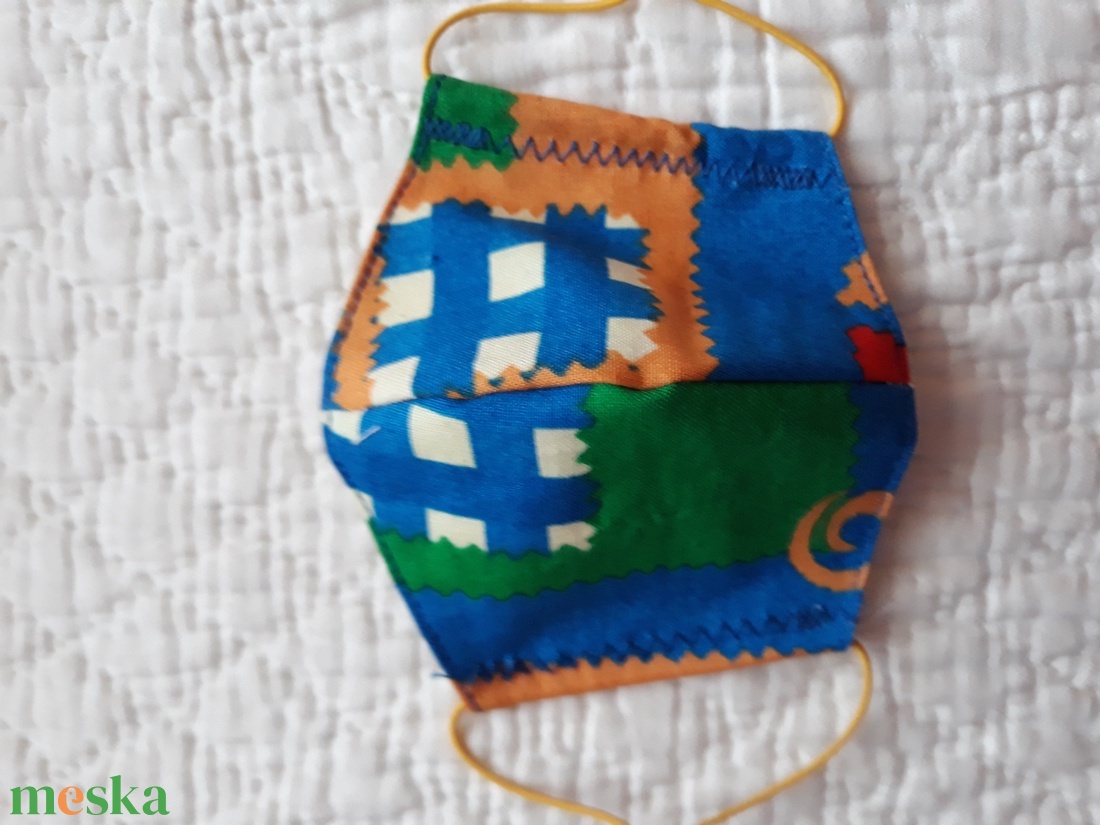 Kék gyermekmaszk - ruha & divat - maszk, arcmaszk - gyerek - Meska.hu