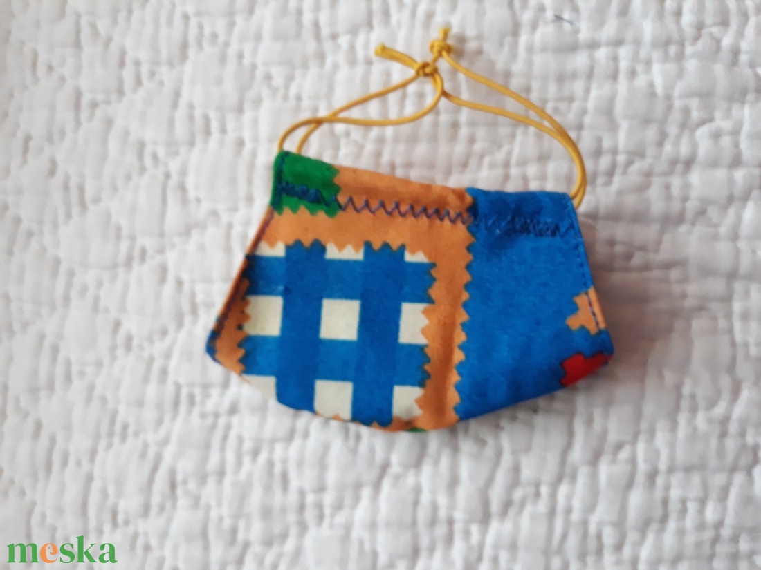 Kék gyermekmaszk - ruha & divat - maszk, arcmaszk - gyerek - Meska.hu