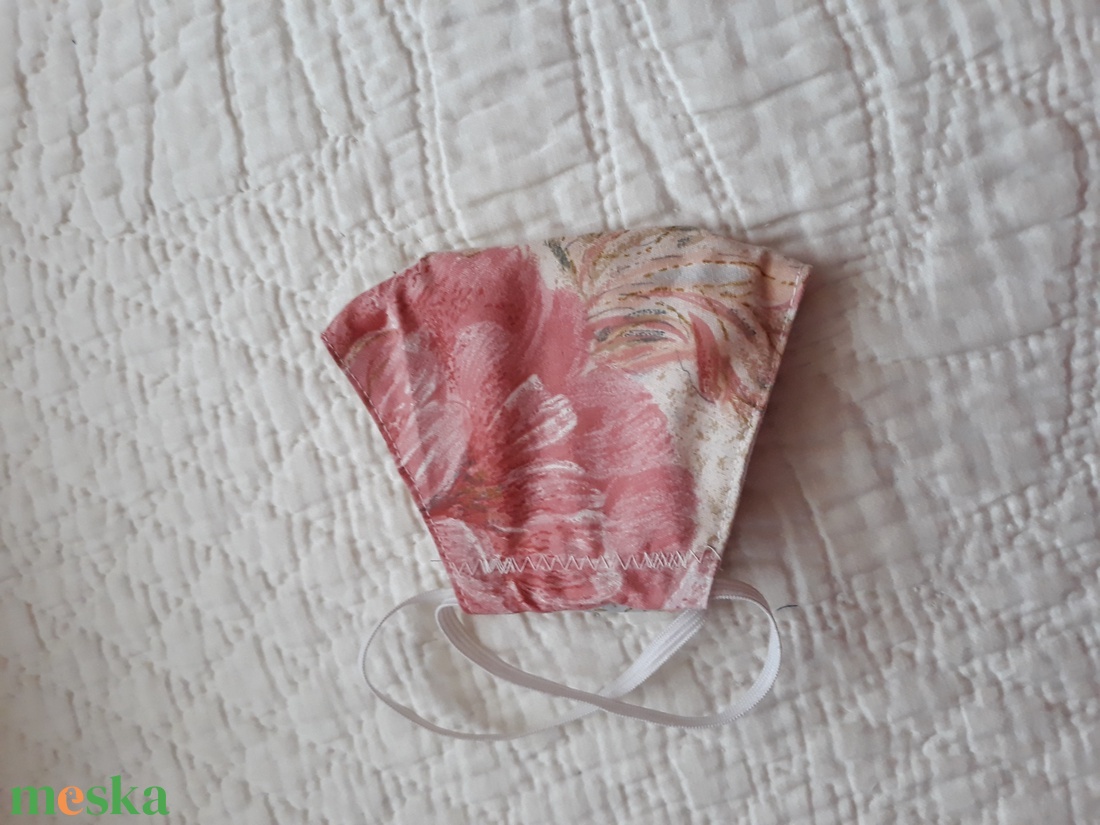 Rózsás maszk  - ruha & divat - maszk, arcmaszk - női - Meska.hu