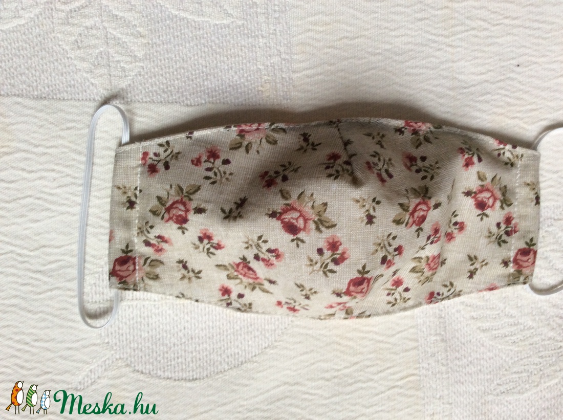 Bordórózsás textil maszk - női - női - Meska.hu Bordórózsás textil maszk - női - női - Meska.hu