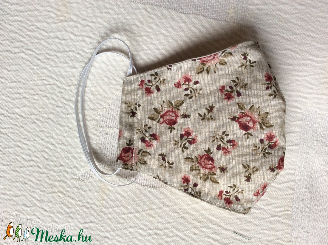Bordórózsás textil maszk - női - női - Meska.hu Bordórózsás textil maszk - női - női - Meska.hu